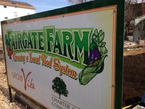 Planet Day 2014 Fairgate Farm Sign