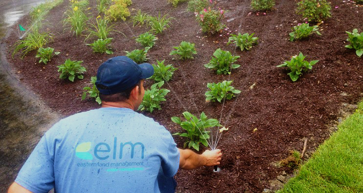 Tech Adjusts Commercial Irrigation System