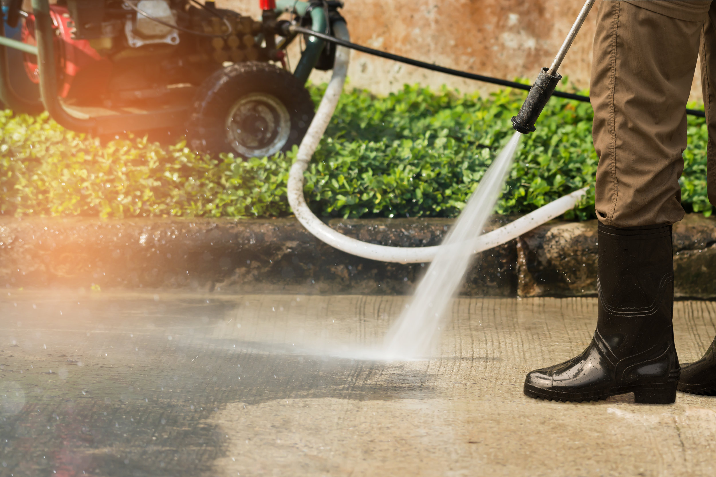 high-pressure cleaning in Melbourne