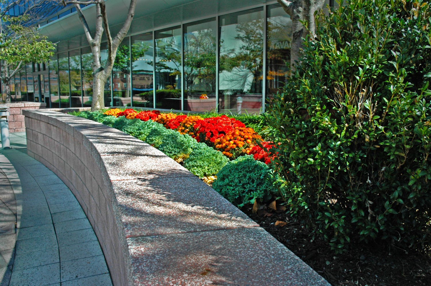 Commercial property landscaping